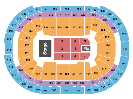 Lenovo Center Brooks & Dunn Seating Chart